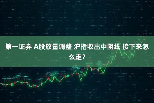 第一证券 A股放量调整 沪指收出中阴线 接下来怎么走？